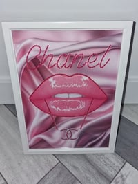 Image 2 of GLOSSY PINK LIPS PRINT