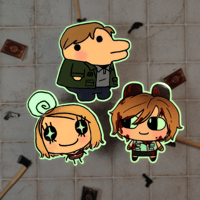 Image 1 of Silent Hill x Tamagotchi Glow in the Dark Stickers