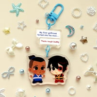 Image 1 of Socka and Zucho Linking Acrylic Charm