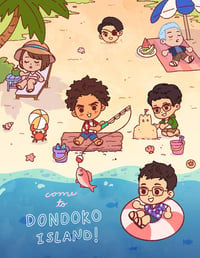 Image 1 of Yakuza Infinite Wealth: Dondoko Island Print