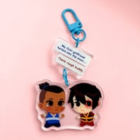 Image 3 of Socka and Zucho Linking Acrylic Charm