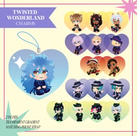 Image 2 of TWST Heart Acrylic Charm