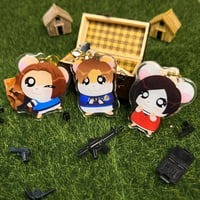 Image 2 of Resident Evil Hamster Acrylic Charms