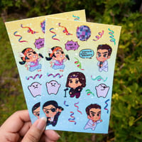 Image 2 of Yakuza 0/ Ryu Ga Gotoku Gummy Holographic Sticker Sheet