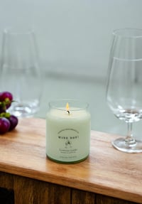 Image 2 of Wine Not? 12 oz Apothecary Soy Wax Candle