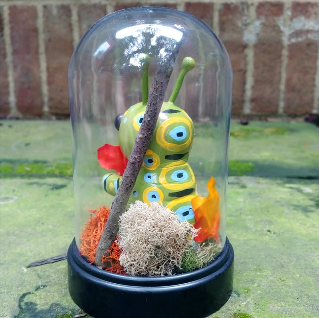 Caterpillar Cryptid Cloche
