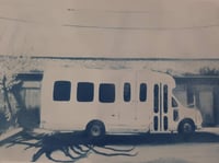 The White Bus Cyanotype