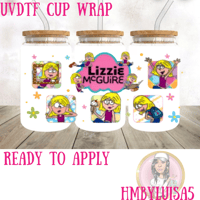Lizzy McGuire Dizzy UVDTF cup wrap