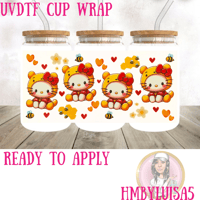 Image 1 of Kitty x Pooh UVDTF cup wrap