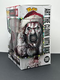 Image 3 of Signed Art The Clown With Bike Custom Remarque
