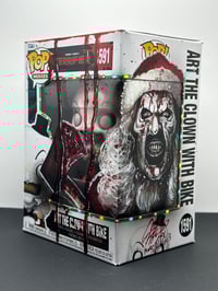 Image 5 of Signed Art The Clown With Bike Custom Remarque