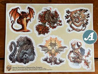 Image 2 of Discovering Dragons Sticker Sheet