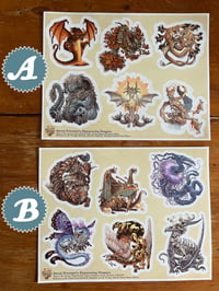 Image 1 of Discovering Dragons Sticker Sheet