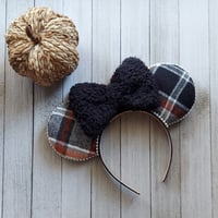 Image 2 of Rustic Fall Plaid Mouse Ears