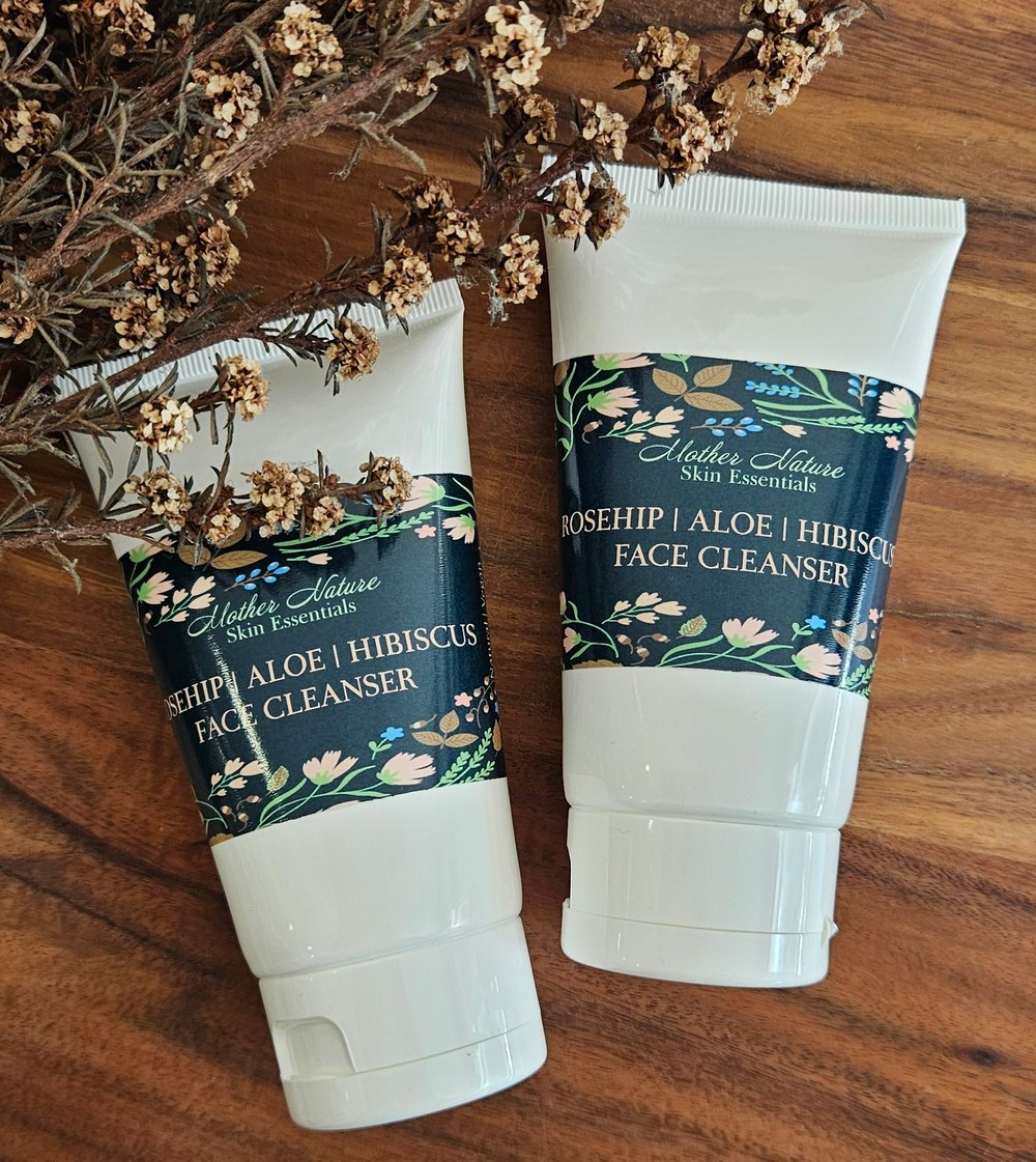 Image of Rosehip & Hibiscus Clarifying Face Cleanser | Gentle Face wash | Natural Herbal Skincare