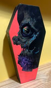 Image of OOAK - Morbid Hand-Painted Mini Coffin