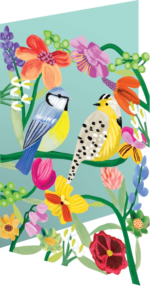 Image of Pair of Birds Card