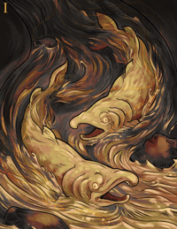 Sailing to Byzantium I - Salmon Print