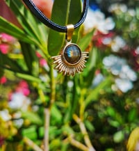 Image 2 of 'LABRADORITE SUN' Choker