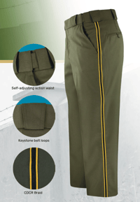 United Uniform CDCR Class A Trouser 