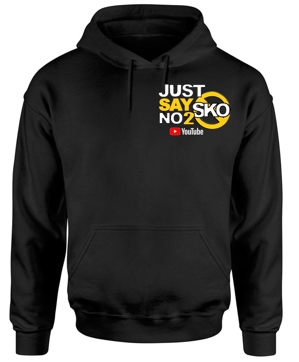 Just Say No 2 Sko YouTube Tee x Hoodie