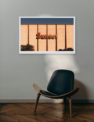 Image of Sunset on Sunset Sign