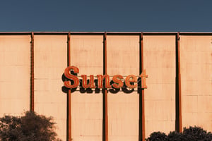 Image of Sunset on Sunset Sign