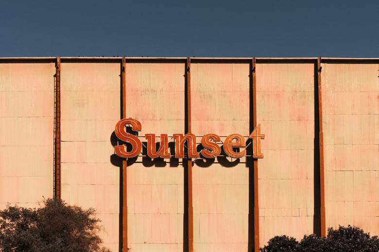 Image of Sunset on Sunset Sign