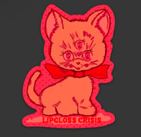 Image 3 of Pink Cat Sticker