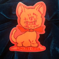 Image 1 of Pink Cat Sticker