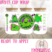 Oogie Coffee UVDTF cup wrap