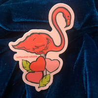 Image 1 of Pink Flamingo Sticker