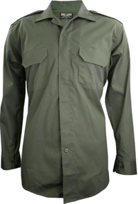 Image 1 of United Uniform CDCR Class C Rip-Stop Long Sleeve Shirt  