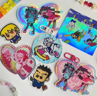 Image 1 of hxh charms & stickers