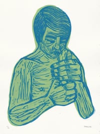 Image 2 of LINOCUT PRINT- spark