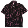 CHEMISE - UNISEXE - FENCE - NOIR ET FUSHIA