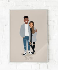 Image 1 of Couple custom drawing