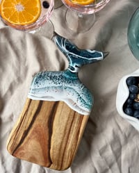 Image 1 of Wave Whale Tail Cheese Board