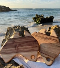 Image 1 of Handmade Camphor Laurel Timber Australia Cheese Board