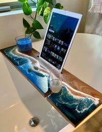 Image 5 of Bath Caddy Ocean Resin Handmade Gift