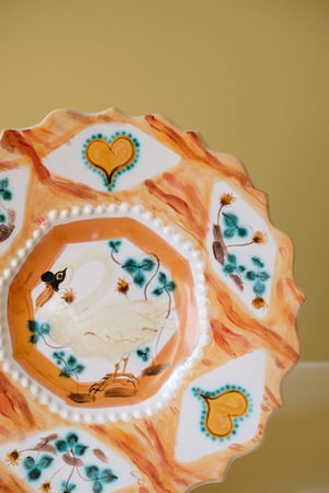 Image of Swan & Clover - Romantic Plate