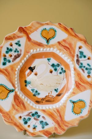 Image of Swan & Clover - Romantic Plate