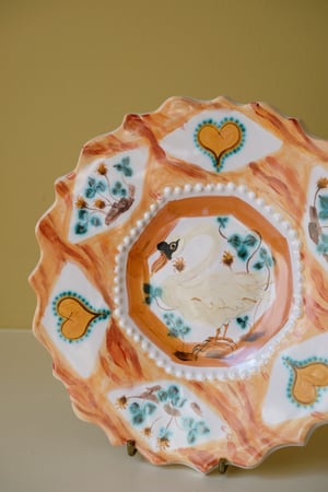 Image of Swan & Clover - Romantic Plate