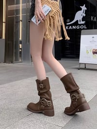 Image 3 of BROWN WINTER BOOTS