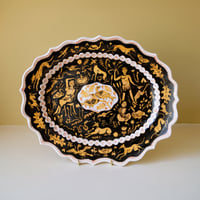 Image 1 of SLIGHT SECOND - Beasts & Birds - Large Romantic Platter