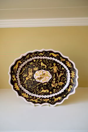 Image of SLIGHT SECOND - Beasts & Birds - Large Romantic Platter