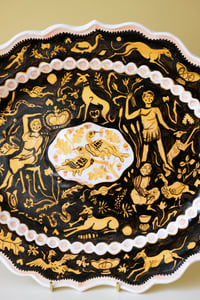 Image 6 of SLIGHT SECOND - Beasts & Birds - Large Romantic Platter