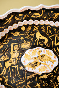 Image 7 of SLIGHT SECOND - Beasts & Birds - Large Romantic Platter