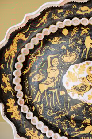 Image of SLIGHT SECOND - Beasts & Birds - Large Romantic Platter
