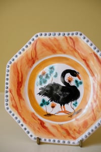 Image 7 of Black Swan - Small Octagonal Plate